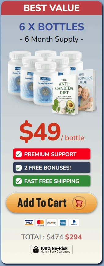 CogniClear - 6 Bottles